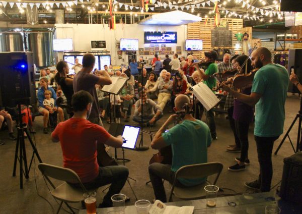 The Dover Quartet and Manhattan Chamber Players perform at Urban South Brewery for CCCMF 2018